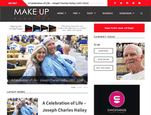 Tablet Screenshot of makeupmag.com